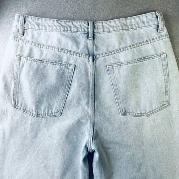 Lovers And Friends Reece High Rise Rigid Slim Straight Jean Size 31 Button Fly - Picture 12 of 13